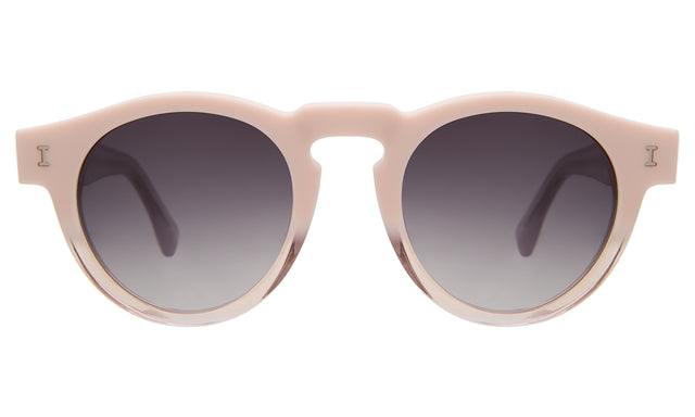 Leonard Sunglasses front view in Wildberry with Grey Gradient