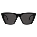 Front view of Lisbon Sunglasses in Black/Grey