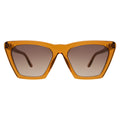 Front view of Lisbon Sunglasses in Cider/Brown Gradient