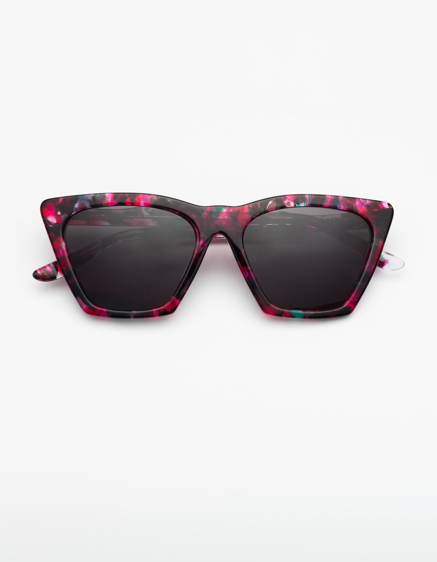 The Lisbon Sunglasses in Hibiscus, on sale for a limited time only