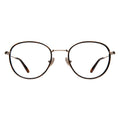 Front view of London Optical in Havana/Gold/Optical