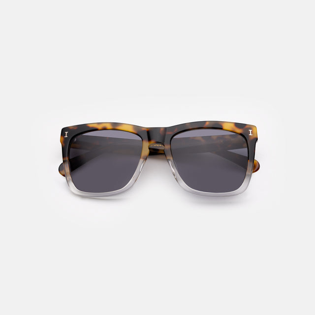  Los Feliz Sunglasses side view in Half/Half Tortoise / Grey
