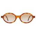 Front view of Lugano Sunglasses in Nectar/Taupe Flat Gradient