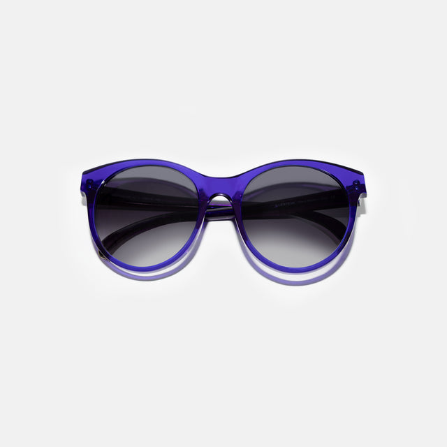 Mademoiselle Sunglasses side view in Purple