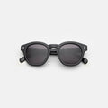 Front view of Madison Sunglasses in Black/Grey