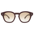 Front view of Madison Sunglasses in Bordeaux/Taupe Gradient