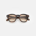 Front view of Madison Sunglasses in Bordeaux/Taupe Gradient