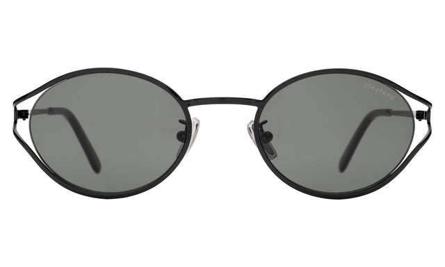 Maria Sunglasses front view in Black with Grey