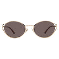 Front view of Maria Sunglasses in Gold/Grey
