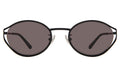 Front view of Maria Sunglasses in Matte Black/Grey