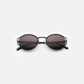 Front view of Maria Sunglasses in Matte Black/Grey