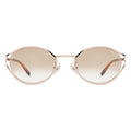 Front view of Maria Sunglasses in Rose Gold/Taupe Gradient