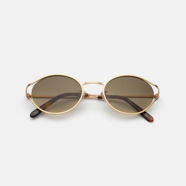 Maria Sunglasses side view in Rose Gold / Taupe Gradient