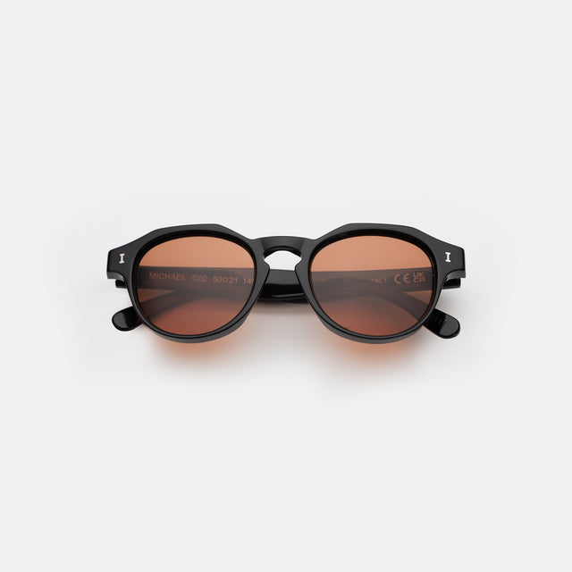 Michael Sunglasses side view in Black / Desert
