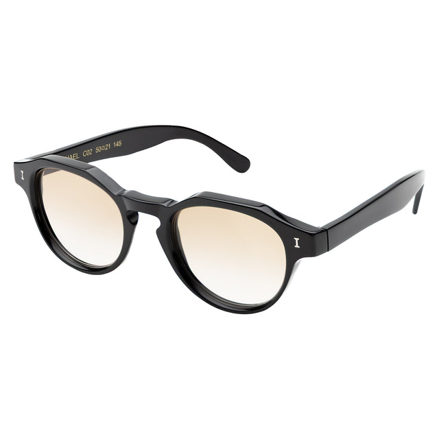 Michael Sunglasses side view in Black / Taupe Gradient