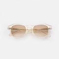 Front view of Michael Sunglasses in Champagne/Taupe Gradient