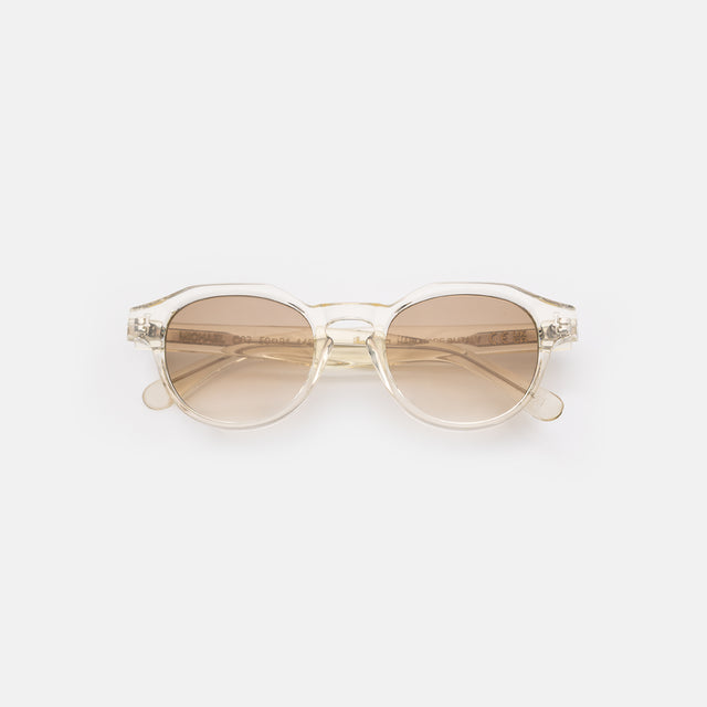 Michael Sunglasses side view in Champagne / Taupe Gradient