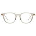 Front view of Monroe Optical in Champagne/Rose Gold/Optical