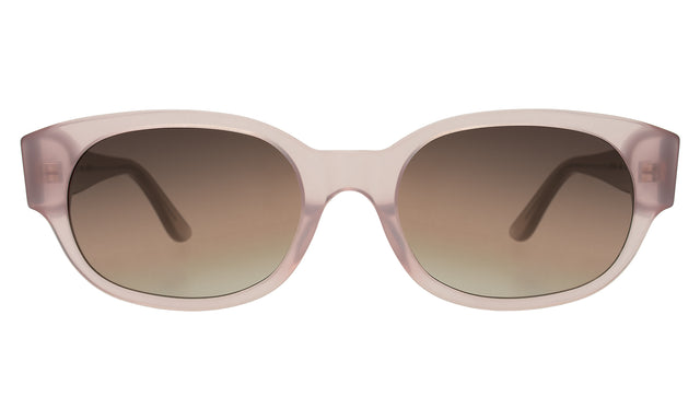 Montreal E Sunglasses front view in Thistle with Brown Flat Gradient