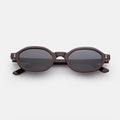 Front view of Munich Sunglasses in Bordeaux/Grey Flat