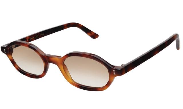 Munich Sunglasses side view in Havana / Taupe Flat Gradient