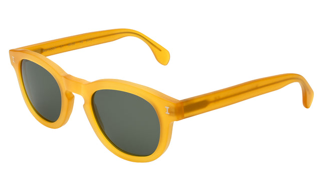 Murdoch Sunglasses Side Profile in Matte Honey Gold / Olive