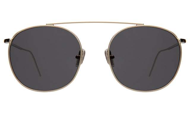 Mykonos II Sunglasses in Gold with Grey Flat