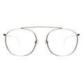 Front view of Mykonos Optical in Silver/Optical