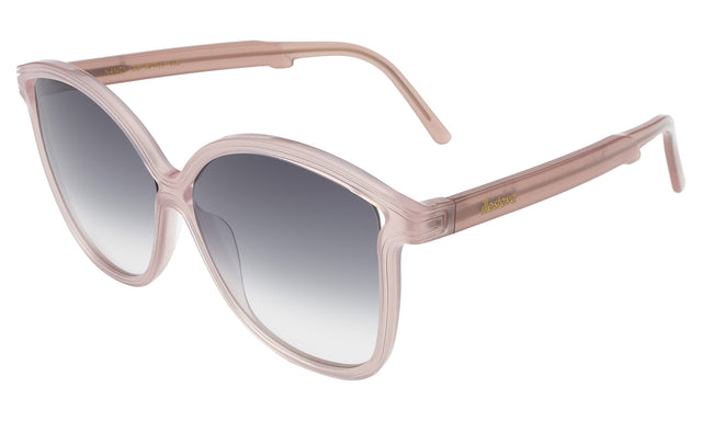 Nancy 57 Sunglasses Side Profile in Thistle / Grey Gradient