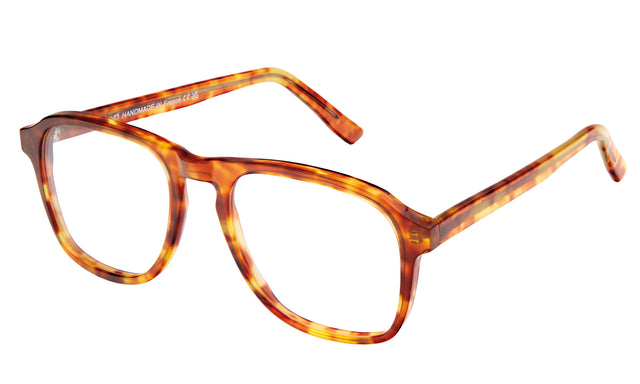 Nashville Optical side view in Golden Amber Optical