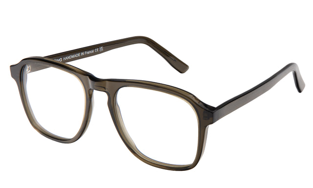Nashville Optical side view in Green Optical
