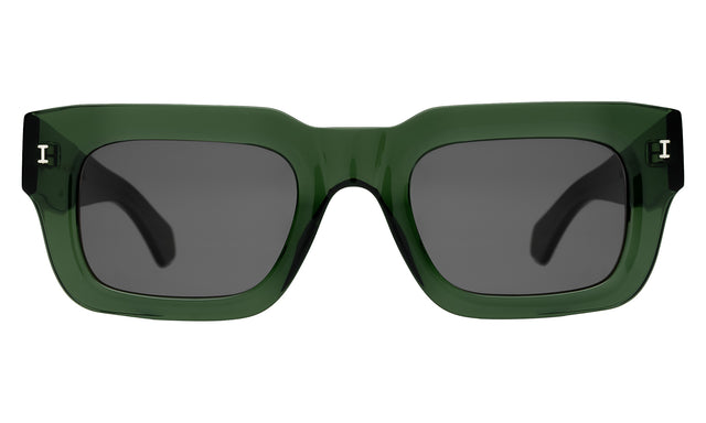 Nick Kyrgios x illesteva 2 Sunglasses in Pine with Grey Flat