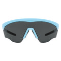 Front view of Nick Kyrgios x illesteva 1 Sports Frames in Baby Blue/Grey