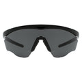 Front view of Nick Kyrgios x illesteva 1 Sports Frames in Black/Grey