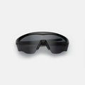 Front view of Nick Kyrgios x illesteva 1 Sports Frames in Black/Grey