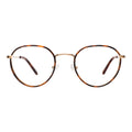 Front view of Oxford Optical in Havana/Gold/Optical