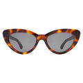 Front view of Pamela Sunglasses in Havana/Grey Flat