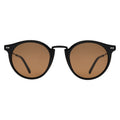 Front view of Portofino Sunglasses in Black/Brown