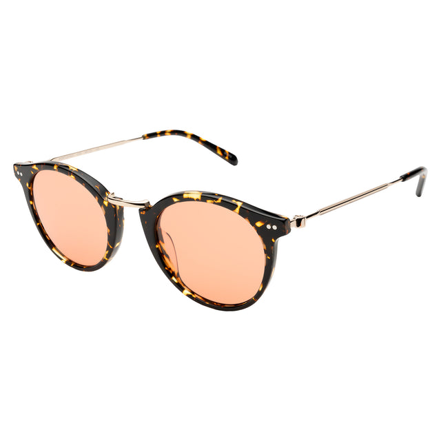 Portofino Sunglasses side view in Flame / Sunset