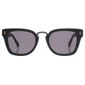 Front view of Positano Sunglasses in Matte Black/Grey