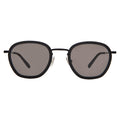 Front view of Prince Tate Sunglasses in Matte Black/Grey Flat