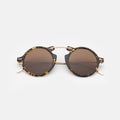 Front view of Roma II Sunglasses in Flame/Gold/Brown Flat
