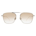 Front view of Samos Sunglasses in Gold/Taupe Flat Gradient