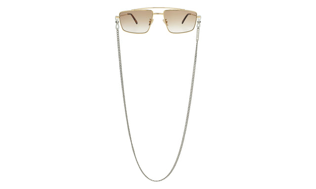 Sunglass Chain side view in Silver Link