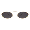 Front view of Sydney Sunglasses in Gold/Grey