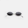 Front view of Sydney Sunglasses in Gunmetal/Grey Gradient