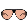 Front view of Telluride Sunglasses in Black/Sunset