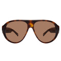 Front view of Telluride Sunglasses in Havana/Brown