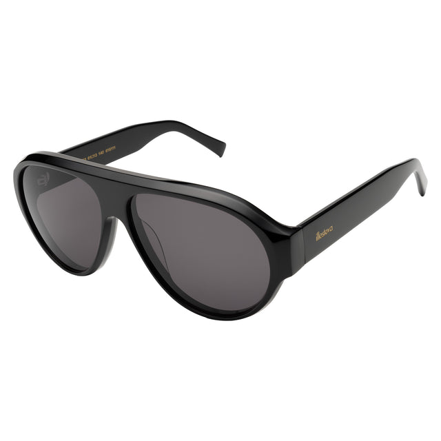 Telluride Sunglasses side view in Black / Grey