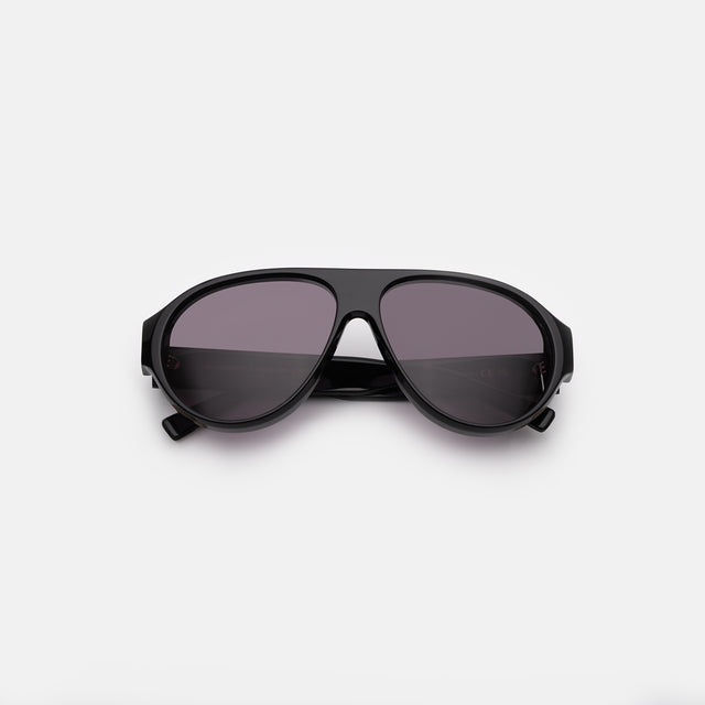 Telluride Sunglasses side view in Black / Grey
